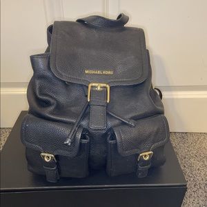 Michael Kors Black Backpack